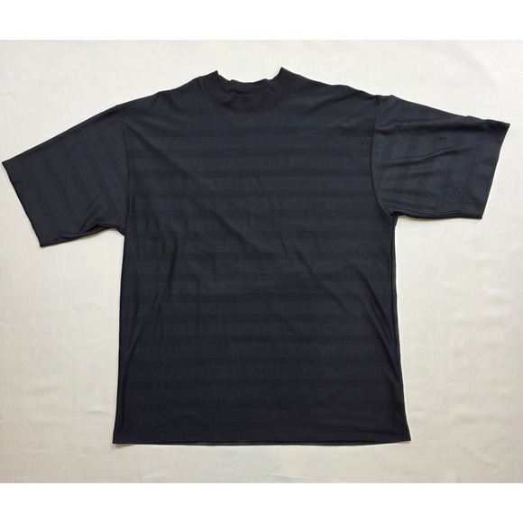 Cutter & Buck Other - Cutter & Buck Men's Black on Black Striped Dri-release Golf Shirt. Size L